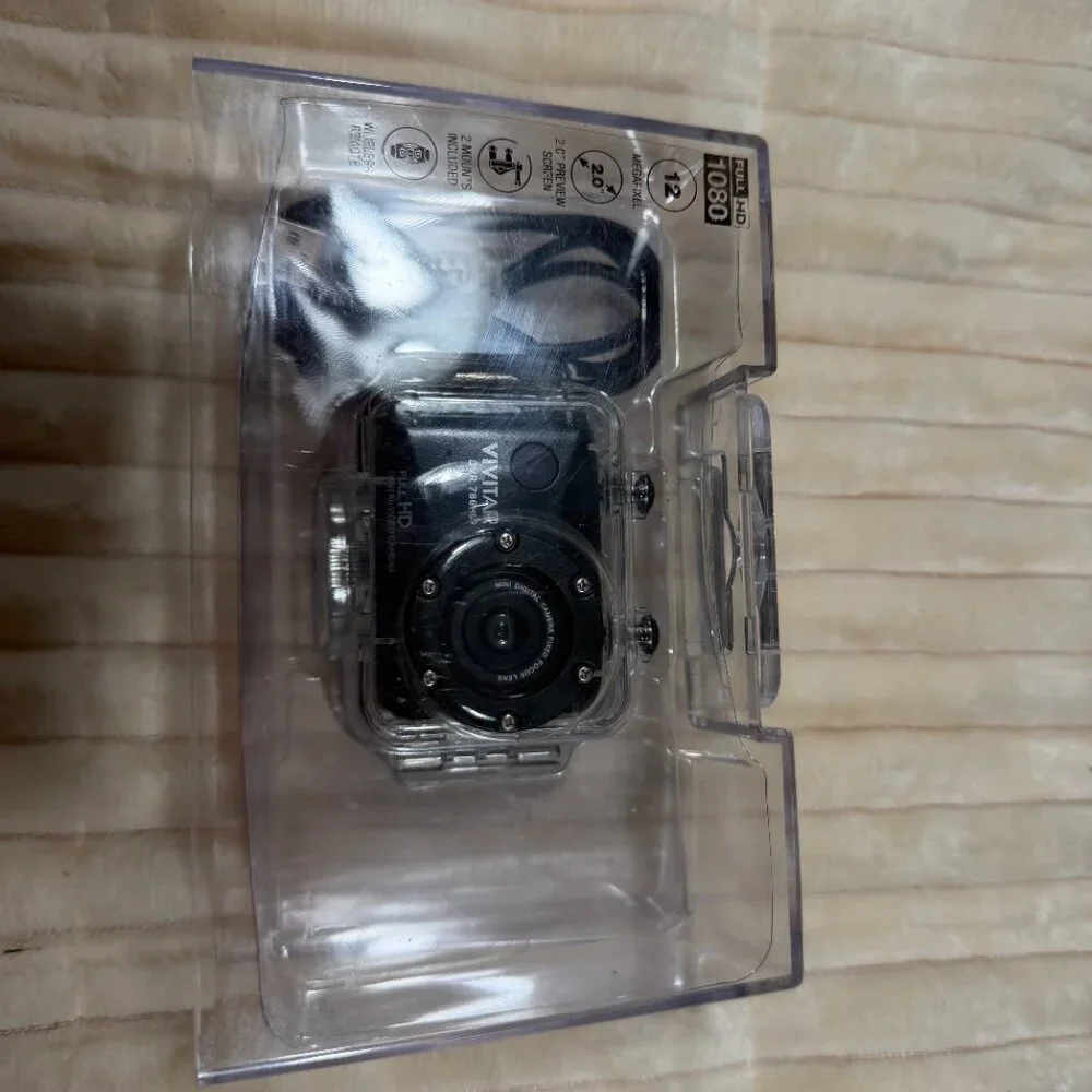 Vivitar DVR 786 HD Mini Action Camera + Waterproof Underwater Case